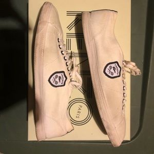 Lacoste canvas tennis shoes